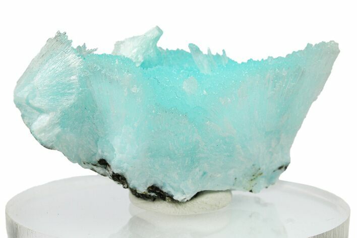 Blue-Green Aragonite Aggregation - Wenshan Mine, China #290967